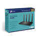Router WiFi 6 AX 1500Mbps / MU-MIMO 2X2 y OFDMA / 1 Puerto WAN 10/100/1000 Mbps / 3 Puertos LAN 10/100/1000 Mbps / 4 Anten...