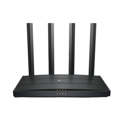 Router WiFi 6 AX 1500Mbps / MU-MIMO 2X2 y OFDMA / 1 Puerto WAN 10/100/1000 Mbps / 3 Puertos LAN 10/100/1000 Mbps / 4 Anten...