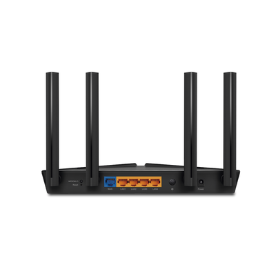 Router WiFi 6 doble banda AX 3000 Mbps /  MU-MIMO y OFDMA / 1 Puerto WAN 10/100/1000 Mbps / 4 Puertos LAN 10/100/1000 Mbps...