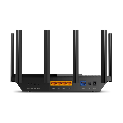 Router WiFi 6 Doble Banda / AX5400 MU-MIMO 4X4 y OFDMA / 1 puerto WAN 10/100/1000 Mbps / 4 puertos LAN 10/100/1000 Mbps / ...