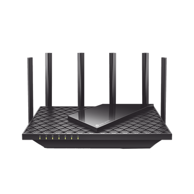Router Triple Banda WiFi 6E / AX5400 MU-MIMO / 1 Puerto WAN 1 10/100/1000 Mbps / 4 Puertos LAN 10/100/1000 Mbps / 1 puerto...