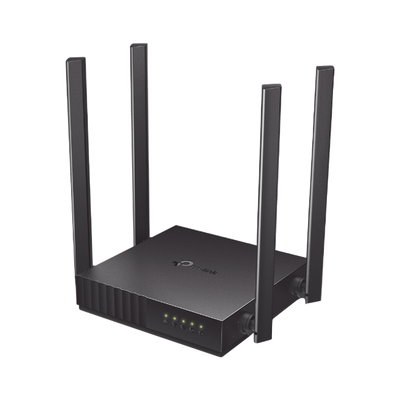 Router Inalámbrico doble banda AC, 2.4 GHz y 5 GHz Hasta 1200 Mbps, 4 antenas externas omnidireccional, 4 Puertos LAN 10/1...