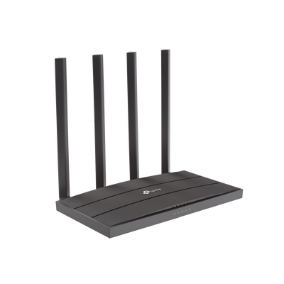 Router inalámbrico WiFi 5 ac / Wave 2 MU-MIMO 3x3 1900 Mbps / Doble Banda 2.4 y 5 GHz / 1 puerto WAN 10/100/1000 Mbps / 4 ...