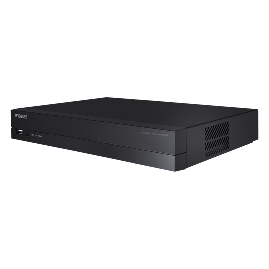HANWHA VISION - ARN-410S-2TB - NVR 8 Megapíxel / 4 canales / H.265 / P2P Wisenet / 4 puertos PoE