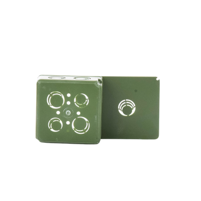 Caja Cuadrada y Tapa para Tubería PVC Conduit de 1". AMANCO-WAVIN - Vista 2