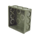 Caja Cuadrada  de 1/2" - 3/4" para PVC Conduti Pesado. AMANCO-WAVIN - Vista 2