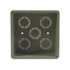 Caja Cuadrada  de 1/2" - 3/4" para PVC Conduti Pesado. AMANCO-WAVIN - Vista 4