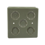Caja Cuadrada  de 1/2" - 3/4" para PVC Conduti Pesado. | SIERRA STORE
