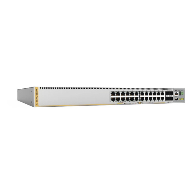 Switch L3 Stackable / 24x PoE+ 90W / 4x SFP+ 10G / 740W Redundante / TAA | SIERRA STORE