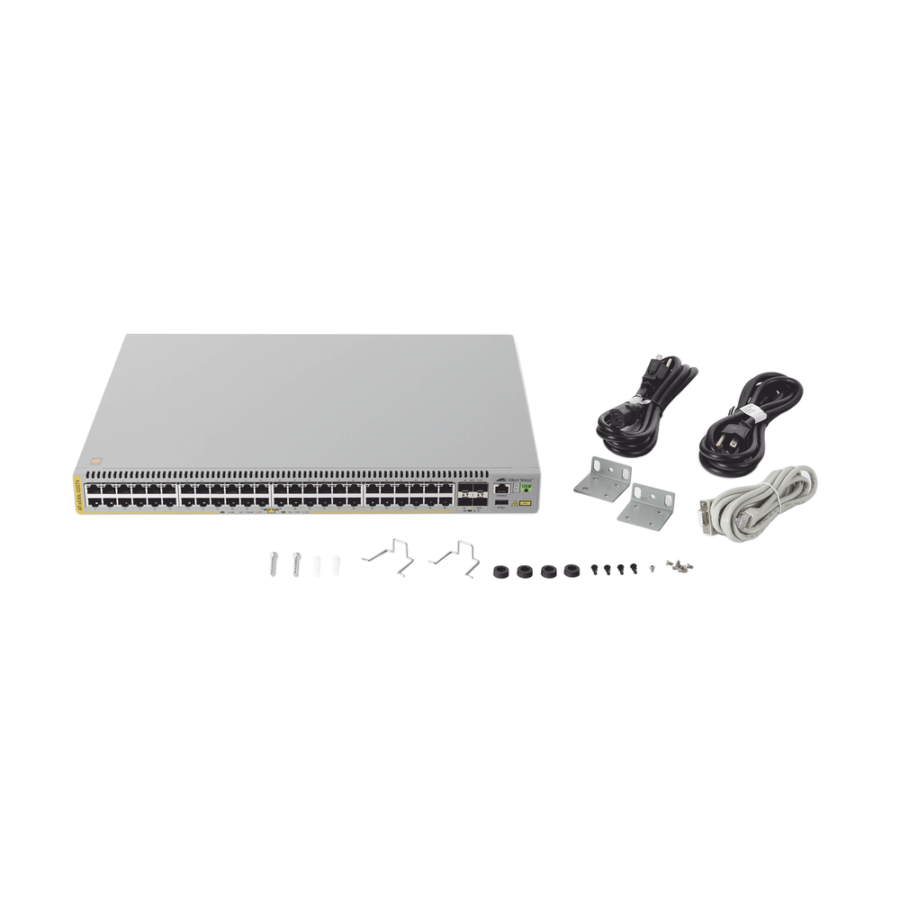 Switch PoE+ Stackeable Capa 3 / 48 puertos Gigabit / 4 puertos SFP+ 10 G / 740 W PoE / 176 Gbps / 1U Rackmount | SIERRA STORE
