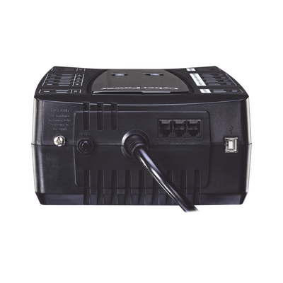 UPS de 750 VA/450 W, Topología Línea Interactiva, Entrada 120 Vca NEMA 5-15P, Tipo Gabinete Compacto, Con 12 Tomas NEMA 5-...