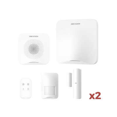 (AX HOME) KIT de Alarma AX HOME / Incluye: 1 Hub con batería de respaldo / 1 Llavero / 1 PIR / 2 Contactos Magnéticos / 1 ...