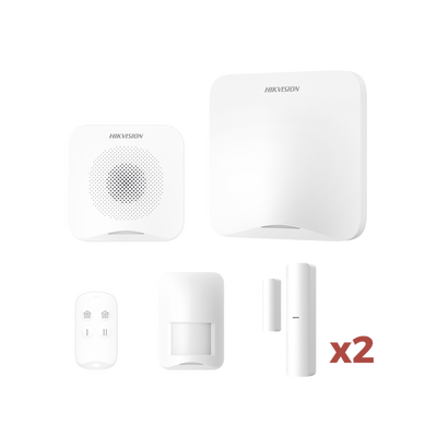 (AX HOME) KIT de Alarma AX HOME / Incluye: 1 Hub con batería de respaldo / 1 Llavero / 1 PIR / 2 Contactos Magnéticos / 1 ...