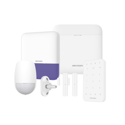 (AX PRO) KIT de Alarma AX PRO / Incluye: 1 Hub con bateria de respaldo / 1 Sensores PIR / 1 Montaje Universal para PIR / 2...