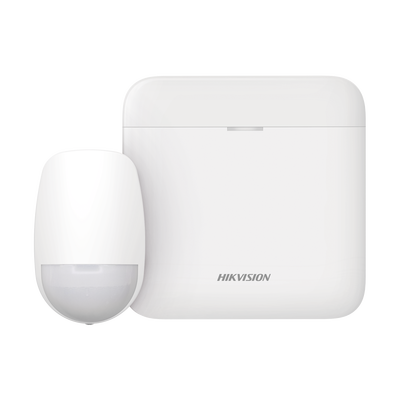 (AX PRO) KIT de Alarma AX PRO / Incluye: 1 Hub con batería de respaldo / 1 Sensor PIR / Wi-Fi / Compatible con Hik-Connect...