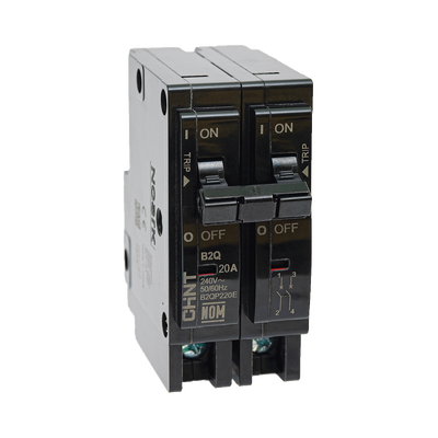 Interruptor Termomagnético Enchufable, Serie: B2Q, 2P, 30A, 240V (SKU:1002281) CHINT - Vista 3