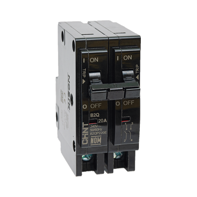 Interruptor Termomagnético Enchufable, Serie: B2Q, 2P, 40A, 240V (SKU:1002283) CHINT - Vista 3