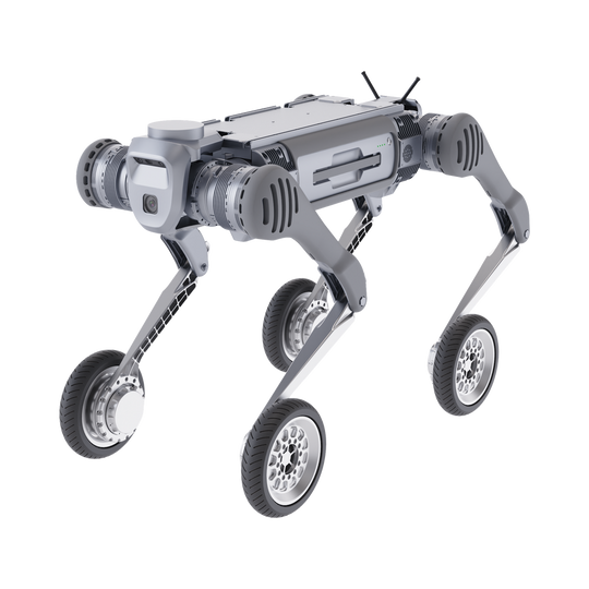 UNITREE - B2W - Perro Robot Biónico Para Inspección / Inteligencia Artificial / Reconocimiento De Humanos / Incluye 1 Control Remoto / Tareas