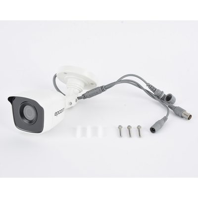 Bala TURBOHD 2 Megapíxeles (1080p) / Gran Angular 103° / Lente 2.8 mm / IR EXIR Inteligente 20 mts / Exterior IP66 / dWDR ...