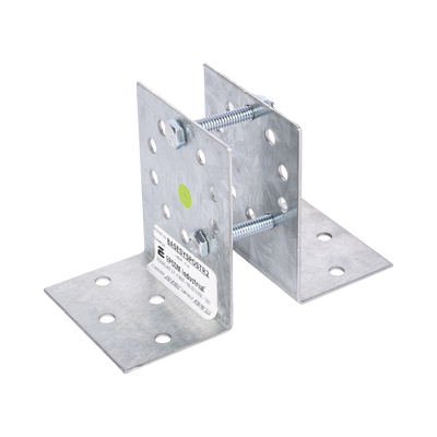 Base Multiposición para postes de paso o esquina en cercos electricos 100% Acero galvanizado. EPCOM INDUSTRIAL - Vista 3