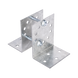 Base Multiposición para postes de paso o esquina en cercos electricos 100% Acero galvanizado. - EPCOM INDUSTRIAL