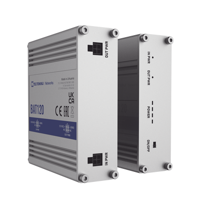 UPS industrial para (RUT2xx, RUT9xx, RUTXxx, TRBxxx) 2300 mAh 17 Wh, 12 volts de salida TELTONIKA - Vista 2