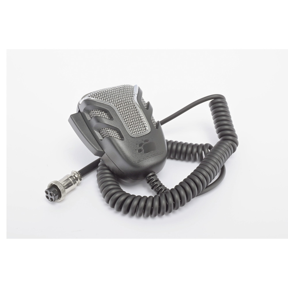Micrófono de Mano para Radio CB / Cancelación Dinámica de Ruido / Impedancia 500 Ohm / Conector 4 Pines con Anillo de Seguridad / | SIERRA STORE