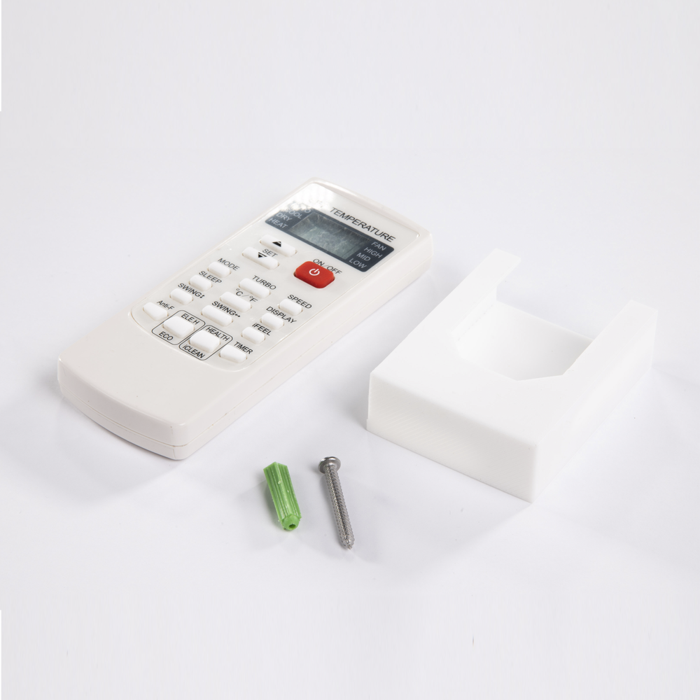 Soporte para Control Remoto / Material PLA Biodegradable / Dimensiones 80 x 25 x 100 mm / Rango Térmico -20°C a 70°C / Diseño | SIERRA STORE