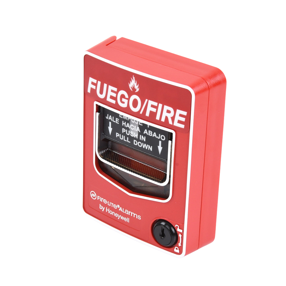 Estación Manual de Incendio / Direccionable / Doble Acción / Texto en Español / Montaje Superficial o Empotrado | SIERRA STORE