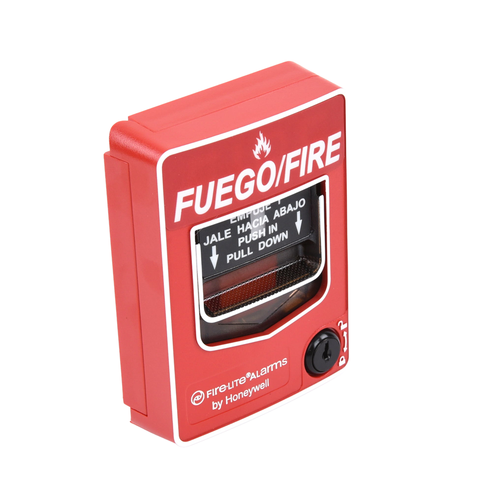Estación Manual de Incendio / Direccionable / Doble Acción / Texto en Español / Montaje Superficial o Empotrado | SIERRA STORE