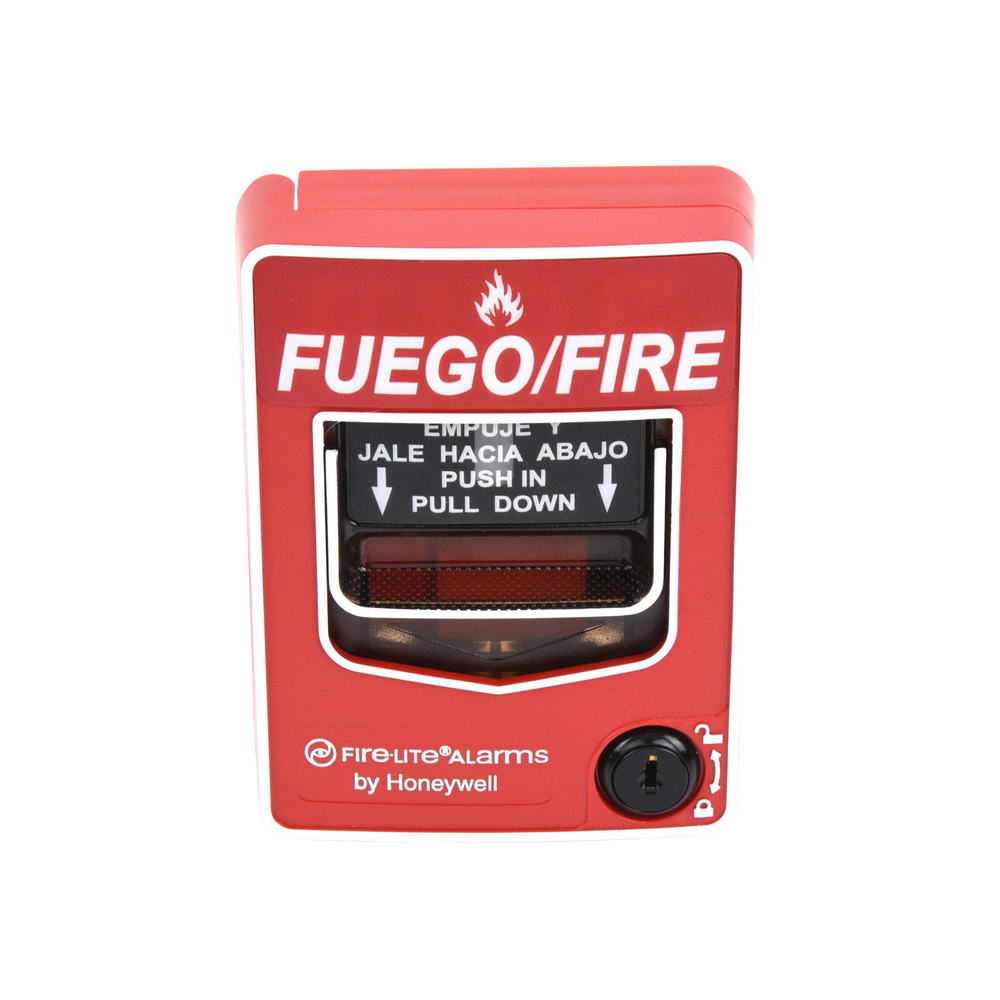 Estación Manual de Incendio / Direccionable / Doble Acción / Texto en Español / Montaje Superficial o Empotrado | SIERRA STORE