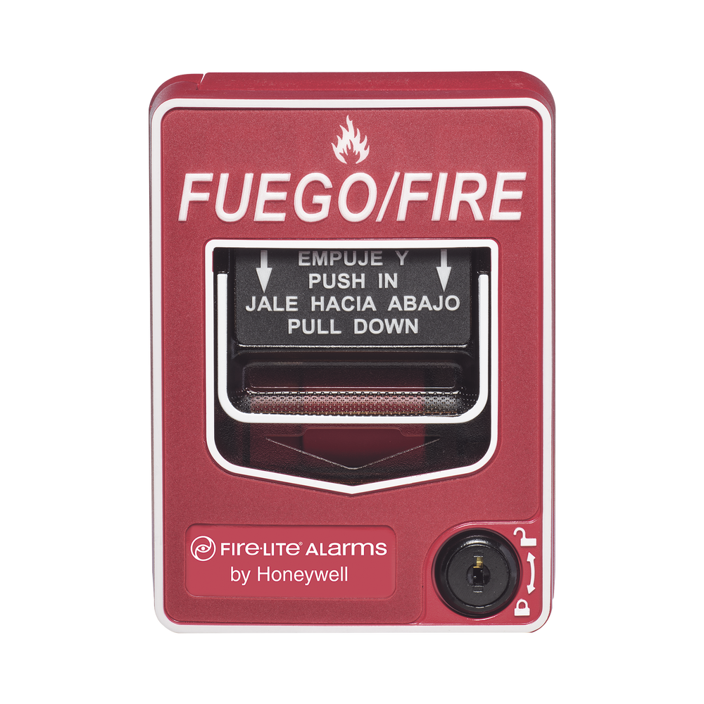 Estación Manual de Incendio / Direccionable / Doble Acción / Texto en Español / Montaje Superficial o Empotrado | SIERRA STORE