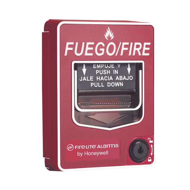 Estación Manual de Incendio / Direccionable / Doble Acción / Texto en Español / Montaje Superficial o Empotrado | SIERRA STORE