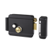 Cerradura Eléctrica con Botón de Salida / Incluye Llave  / Exterior / Derecha / Color Negro - ACCESSPRO