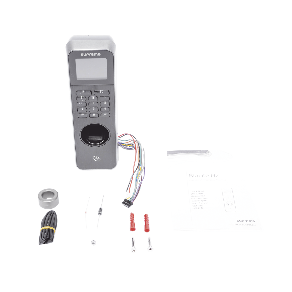 Terminal de Control de Acceso / Lector de Huella IP67 / Teclado / RFID-NFC Multitecnología / Bluetooth / 1.77" TFT LCD / 10,000 | SIERRA STORE