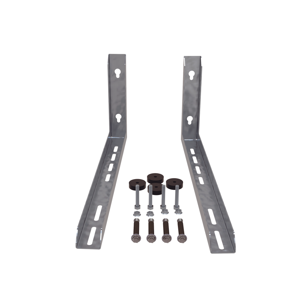 EPCOM INDUSTRIAL BMP125TG - Base Mini Split / Montaje en Pared / Acero Galvanizado / Ajustable / 1 a 3 Ton / 542 x 46 x 235 mm | SIERRA STORE