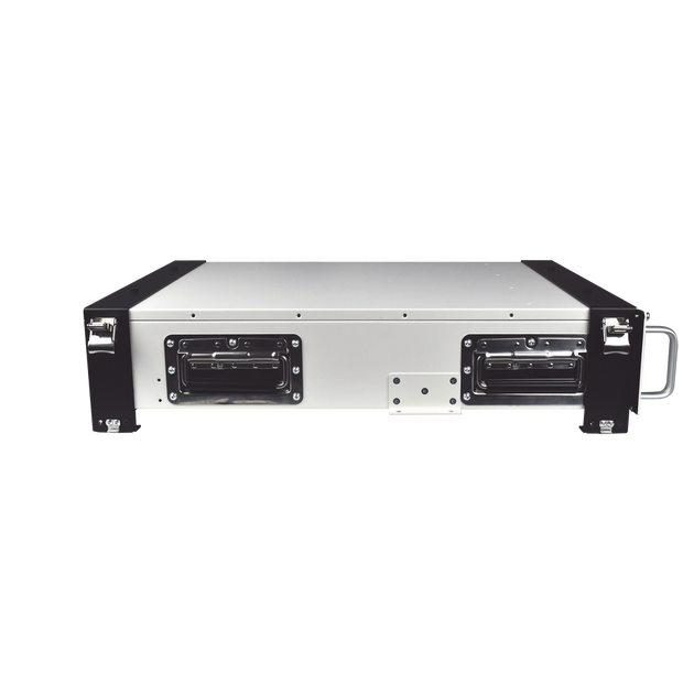 Soporte para Baterías / Diseño Compacto 2U / Apilamiento con Hebillas de Bloqueo / Ventilación Mejorada / 1.15 kg | SIERRA STORE