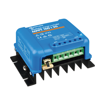 BlueSolar MPPT 100/20. Controlador Solar MPPT 20A, Voltaje Selección Automática: 12/24/48 Vcc. | SIERRA STORE VICTRON ENERGY 