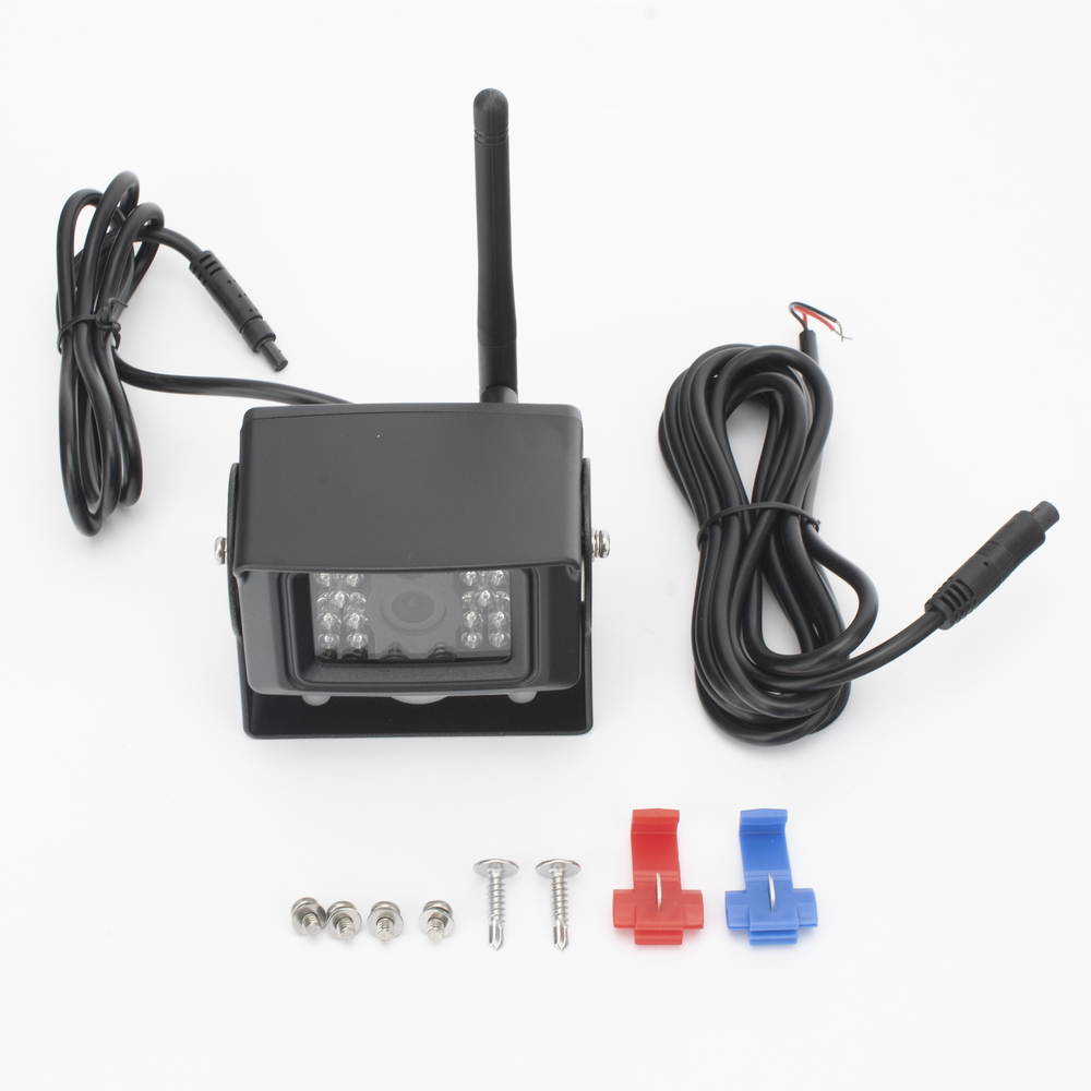 Cámara Análoga Inalámbrica / CMOS Infrarrojo 18 LED / Visión Nocturna / Exterior Vehicular / Transmisión Estable | SIERRA STORE