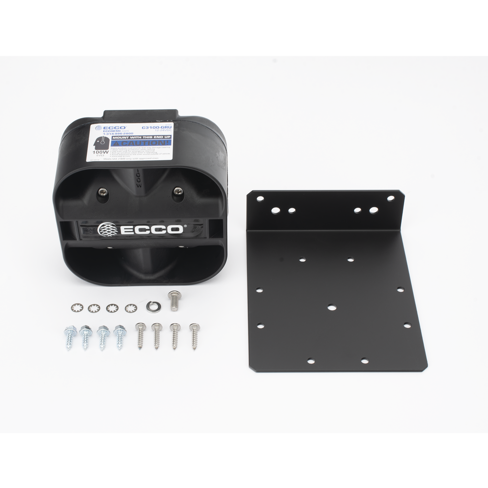 Bocina Compacta de Uso Rudo / 100 Watts / 11 Ohms / Montaje Universal / SAE J1849 / California Title 13 | SIERRA STORE