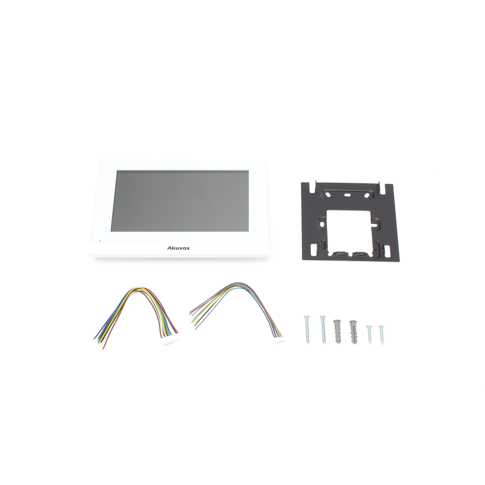 Monitor IP Touch / Pantalla 7" Capacitiva / SIP / PoE / Wi-Fi 2.4 GHz / RAM 1 GB / ROM 8 GB / 0.23 m (0.75 ft) Perfil | SIERRA STORE