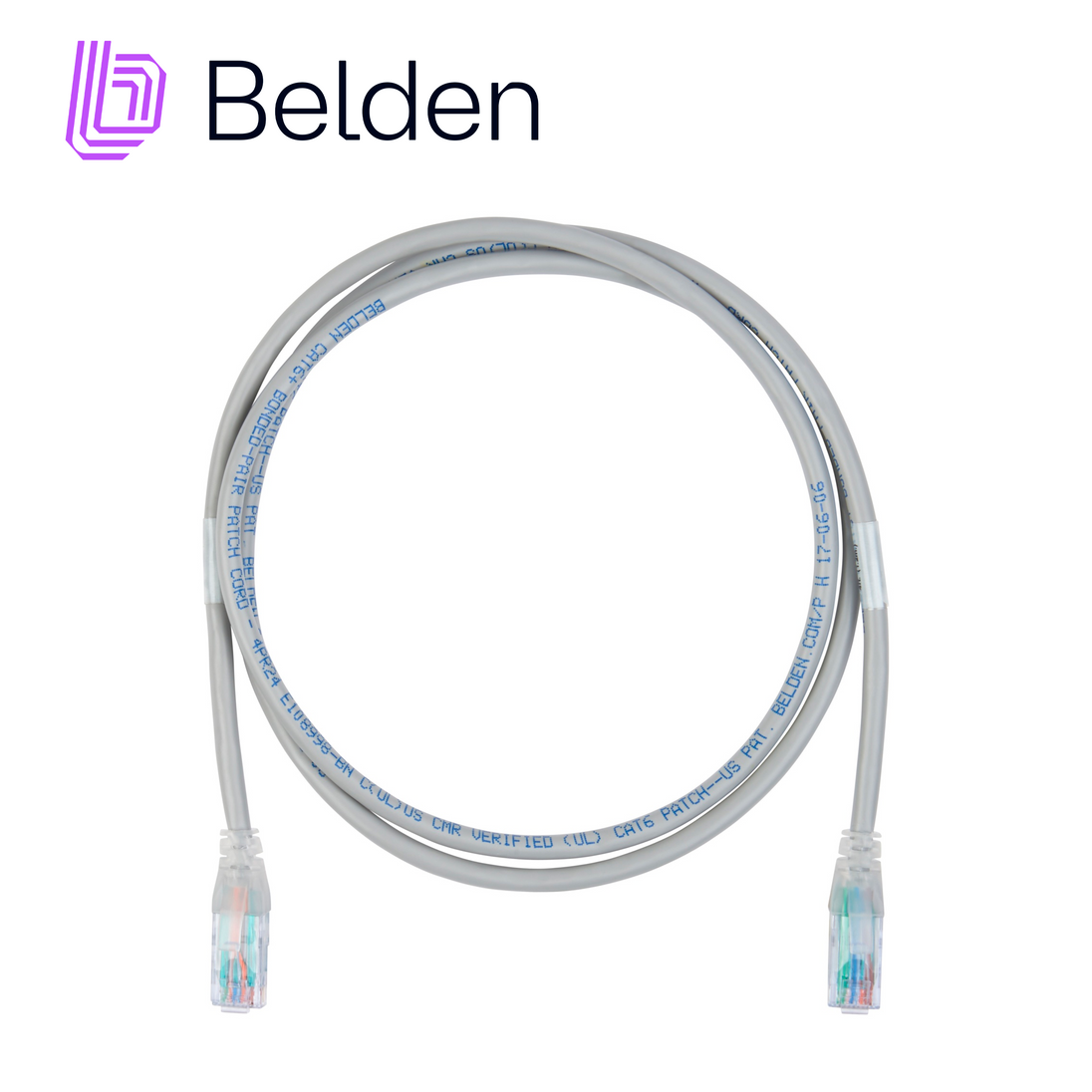 BELDEN - C6D1100004 - PATCH CORD DIAMETRO REDUCIDO UTP CAT6+ BELDEN C6D1100004 / INTERIOR / NEGRO / 4 PARES / 28 AWG / FORRO PVC / CMR / 4 PIES 1.2 METROS METROS