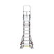 Escalera de Fibra de Vidrio  con Jaula de 8'-14' (2.44 - 4.27 m). Con Ajuste en Ruedas (RATCHET™ Leveler) (SKU:18515-817)....
