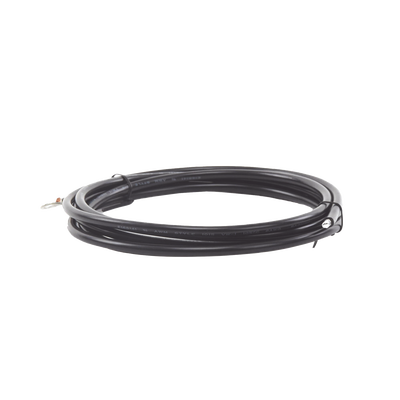 Cable para Controlador, 3.0 m, Negro, Calibre 8 AWG con Terminal de Ojo en un Extremo - EPCOM POWERLINE