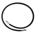Cable para Baterías, 1 m, Negro, Calibre 2 AWG con Terminales de Ojo en Ambos Extremos - EPCOM POWERLINE