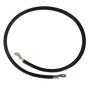Cable para Baterías, 1 m, Negro, Calibre 2 AWG con Terminales de Ojo en Ambos...
