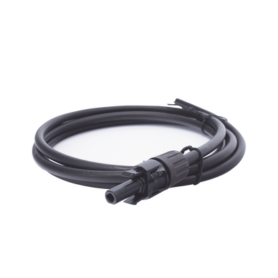 Cable Fotovoltaico 1.5 m, Negro, Calibre 10 AWG con Terminal MC4-H en un Extremo EPCOM POWERLINE - Vista 3