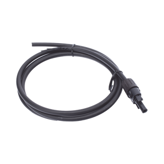 Cable Fotovoltaico 1.5 m, Negro, Calibre 10 AWG con Terminal MC4-H en un Extremo - EPCOM POWERLINE