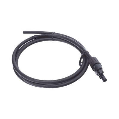 Cable Fotovoltaico 1.5 m, Negro, Calibre 10 AWG con Terminal MC4-H en un Extremo - EPCOM POWERLINE