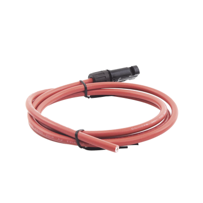 Cable Fotovoltaico, 1.5 m, Rojo, Calibre 10 AWG con Terminal MC4-M en un Extremo EPCOM POWERLINE - Vista 2